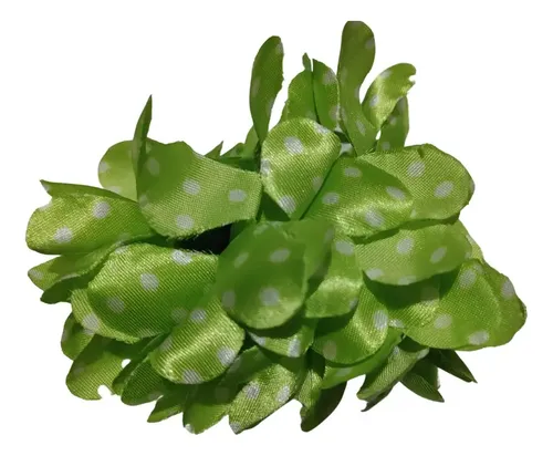 Broche De Pelo Motivo Flor Con Petalos A Lunares Mujer X Par