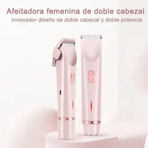 Depiladora De Bikini Para Mujer Electrica Doble Cabeza 2in1