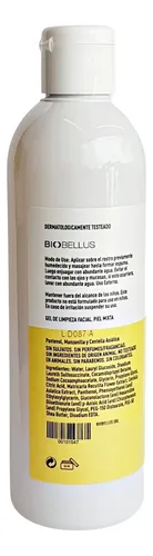 Gel Limpieza Facial Biobellus X 300 Ml Pieles Mixtas