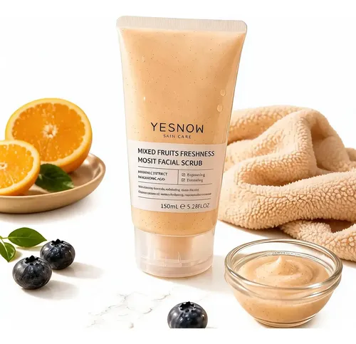 Exfoliante Scrub Facial Vitamina C Hialurónico 150ml Yesnow Normal A Seca Día/noche