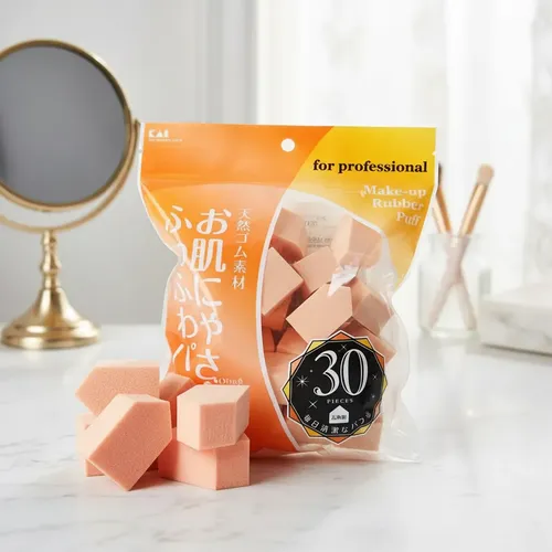 Set De 30 Esponjas De Celulosa Para Maquillaje