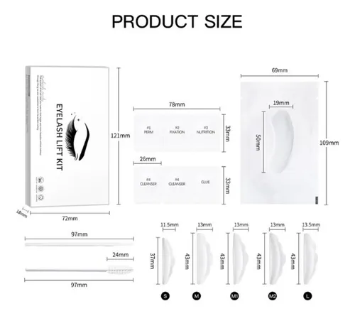 Lift Perming Kit Fácil De Usar Lash Curling Lifting Para