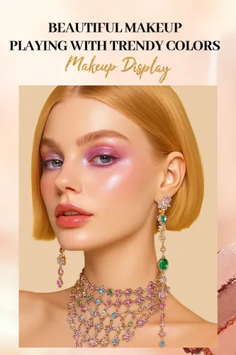Paleta De Coloretes, Iluminadores Y Pintalabios Totalmente M
