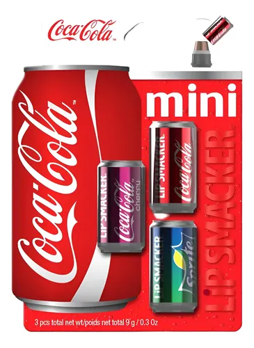 Lip Smacker Balsamo Labial Lata De Coca Cola Pack X3