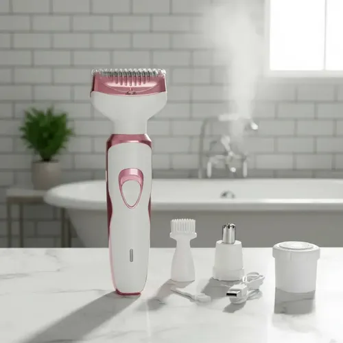 Depiladora Eléctrica Mujer 4 En 1 Facial Y Corporal Pro