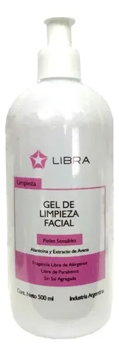 Gel Limpieza Facial Piel Sensible Avena 500 Ml Libra