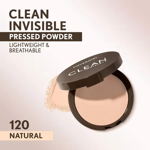 Polvo Prensado Covergirl Clean 120 Creamy Natural 0.38 Oz