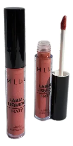 Labial Líquido Mate Mila Marzi Profesional en Tono Peach Terra