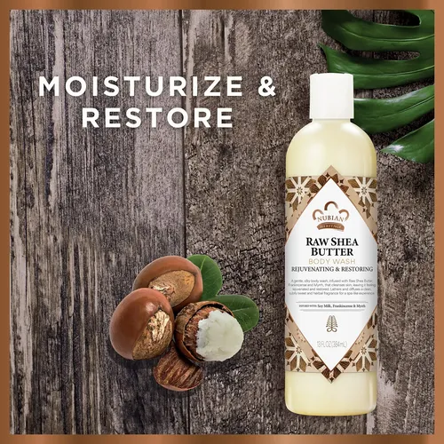 Gel De Baño Nubian Heritage, Manteca De Karité Cruda, 385 Ml