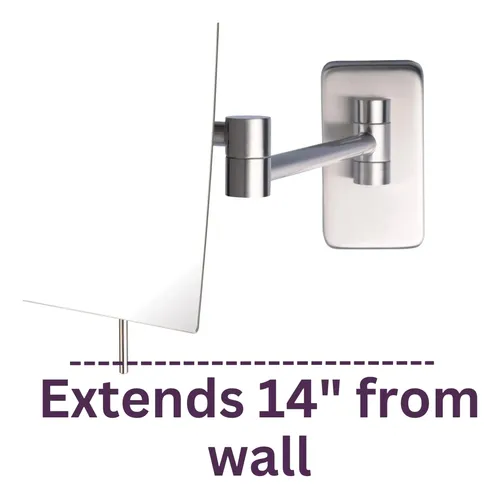 Espejo De Maquillaje Jerdon Jrt695n De Pared Con Aumento 5x