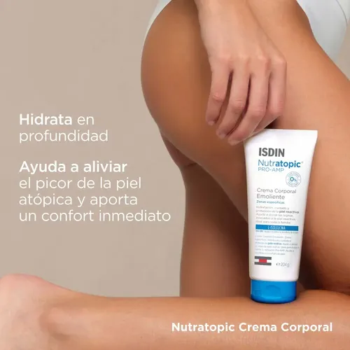 Isdin Nutratopic Pro Amp Crema Emoliente Piel Atópica 200ml