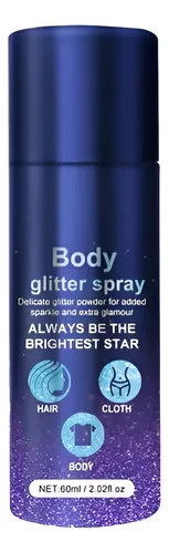 3 Body Glitter Spray Glitter Hairspray Para El Cabello Ropa