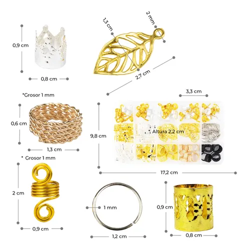 Set De Accesorios De Cabello Para Trenza