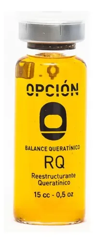 6 Ampollas Opcion Qr Reestructurante Queratinico 15ml