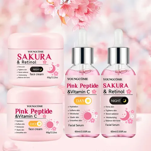 Set De 4 Piezas Para El Día Y Las Vitaminas: Peptide Night P