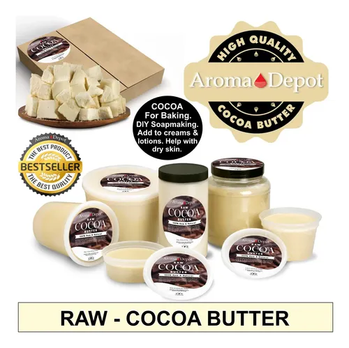Manteca De Cacao Cruda Sin Refinar 100% Natural 250 Ml