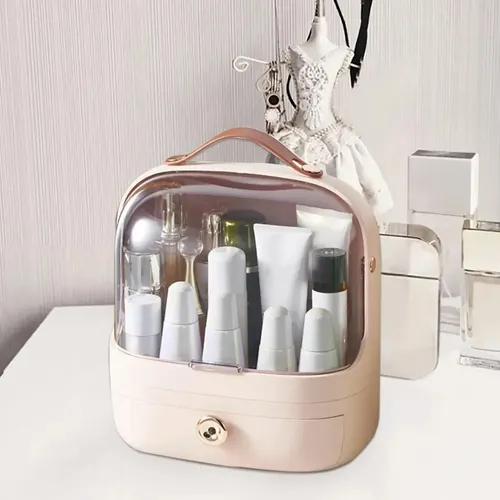 Organizador De Cosméticos – Transportable Color Rosa
