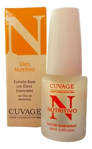 Base Oleo Para Uñas Tratamientos Cuvage X 11 Ml Color Nuritivo Con Oleo De Almendras