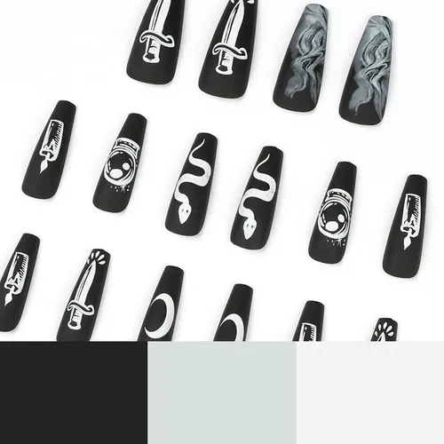 Xw. Aflorish- Largo Ballet Negro Blanco Graffiti