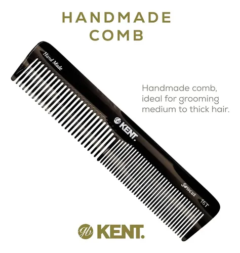 Dientes Finos Y Anchos De Grafito Negro Comb Kent 16t