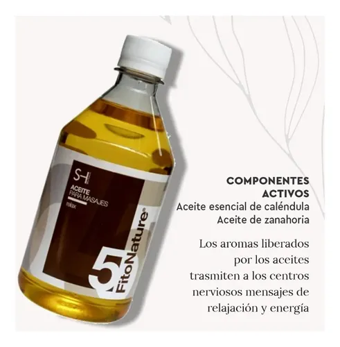 Aceite Para Masajes Relax Con Calendula Fitonature