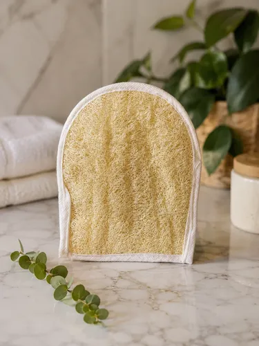 Guante Exfoliante Pack 10 Un Manopla Vegetal Grande