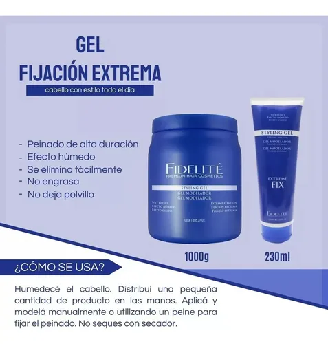 Fidelite Gel Fuerte Fijacion Extrema Extreme Fix