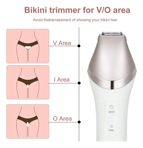 Depiladora Eléctrica 6 En 1 Rostro, Pies Y Cuerpo For Mujer