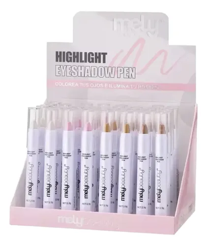 Lápiz Sombra Ojos Mely Kbeauty Iluminador X4 Tonos Premium