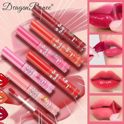 ] Tinte Exfoliante Para Labios De Larga Duración