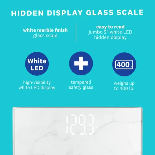 Báscula De Baño Digital Conair Ww545z, Acabado En Mármol