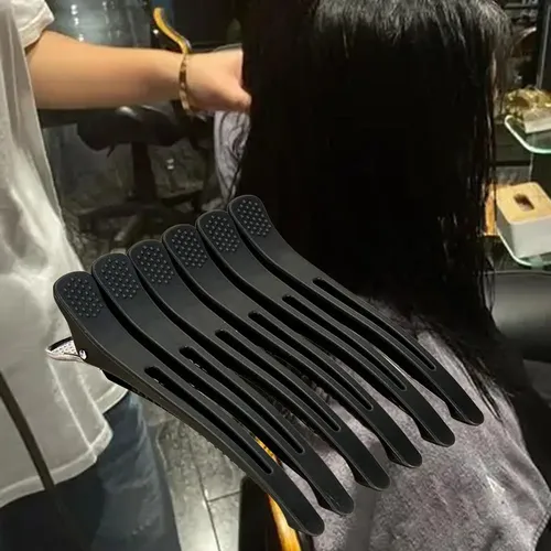 6 Clips De Pelo Alligator Para Secar Cabello