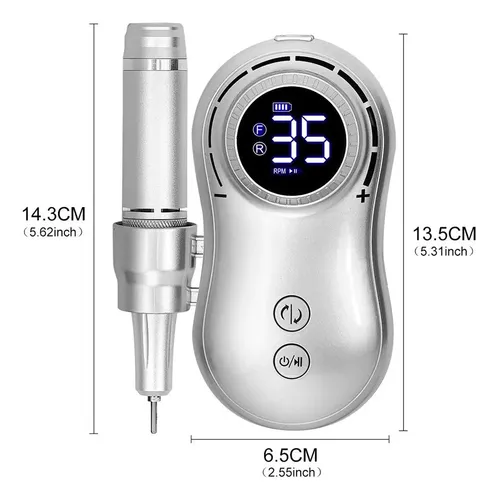 Lima Uñas Jf602 Recargable Portátil Eléctrica Kit Uñas