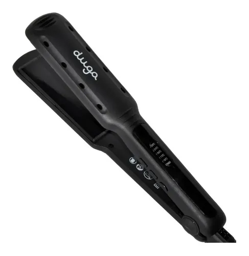Planchita De Pelo Duga Humedo Seco Profesional Negro D207