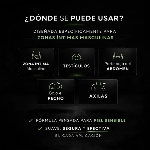 Pack X3 Espuma Depilatoria Íntima Masculina Lomo Sin Dolor