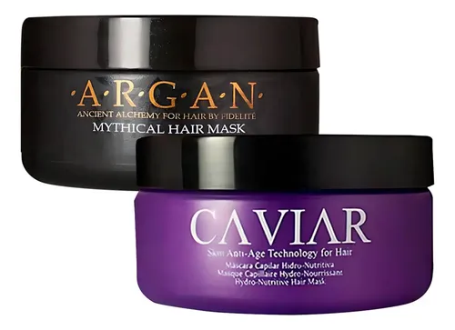 Kit Mascara Capilar Mythical Argan + Caviar Fidelite 250g
