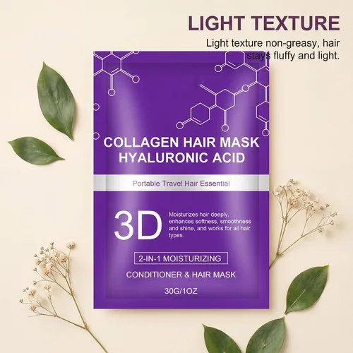 3d Collagen Hair Mask, Hydrating Treatment, Deep