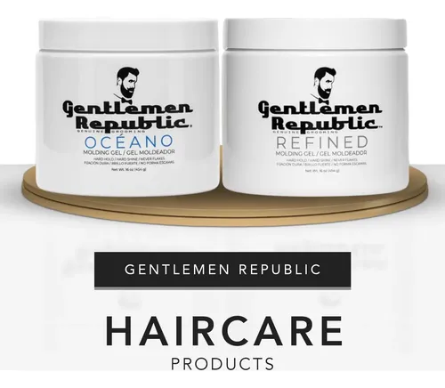 Gel Para El Cabello Gentlemen Republic, 16 Oz, Refinado Y Oc