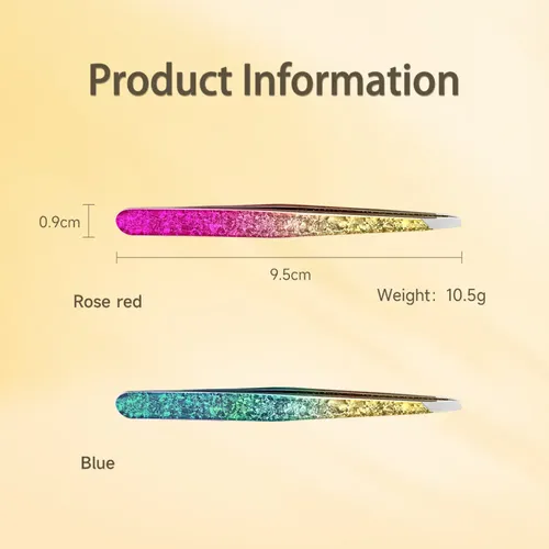 Nueva Pinza De Precisión Para Cejas Tainle Para Cabello Enca