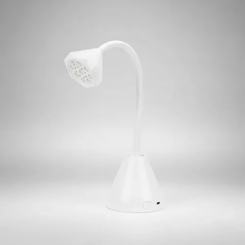 Cabina Lampara Uñas Velador 27w Recargable Flexible