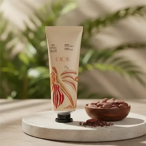 Crema Manos Pulpa Nutritiva Natura Ekos Cacao Pomo 75gr