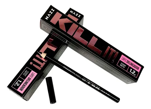 Delineador De Ojos en lapiz Negro Kill It ! Mazz Make up