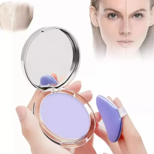 Polvo Fijador De Maquillaje Mate Lavanda De Larga Duración