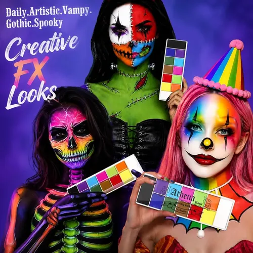 Paleta De Maquillaje Artístico Ucanbe Athena 12 Colores