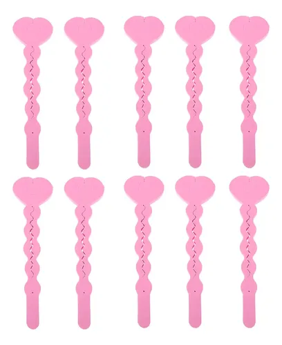 Rulos Para El Peinado Del Cabello Rosado