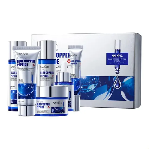 Aset De Cuidado De La Piel Antiarrugas Blue Copper Peptide