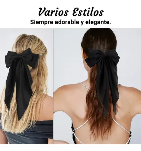3 Lazos For El Pelo, Grandes Y Elegantes, Accesorios For Qd