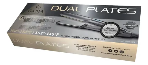 Alisador De Pelo Gama Dual Plates 3 Botones Led Ceramica 3c