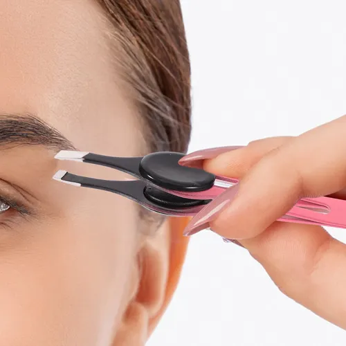 Kit De Depilación Facial Con Pinzas De Cejas De Gran Precisi