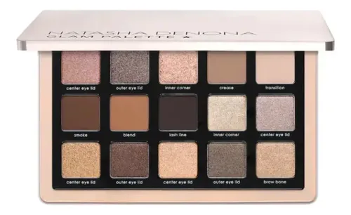 Natasha Denona Glam Palette 15 Sombras Paleta Multiacabado